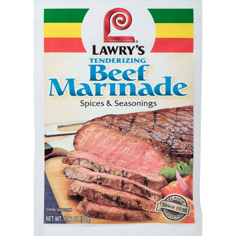 Lawry's Beef Marinade Mix (Meat Tenderizer Seasoning, No MSG