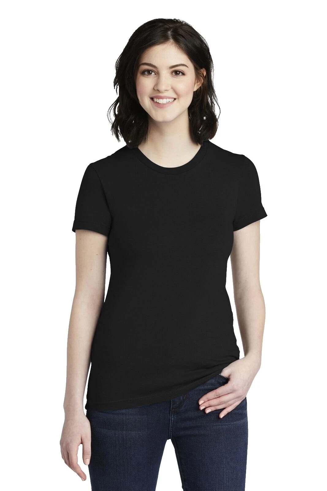 American Apparel Algodón Camiseta Tops Para Mujer