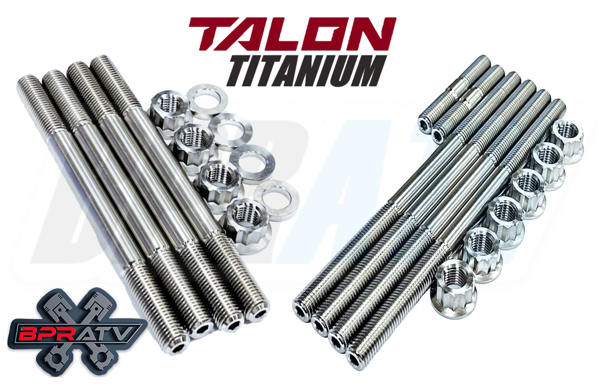 Yamaha Rhino Grizzly 660 Cylinder Bolts Crankcase Bolts Titanium