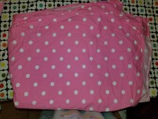 Pottery Barn Teen "Dottie - Pink" Twin Flat Sheet