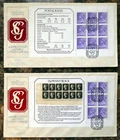 GB 1982 Machin Booklet Panes Stanley Gibbons (4) Used First Day SALE GQ618