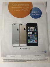 2013 Apple iPhone 5S Cellphone Print Ad Advertisement   pa15