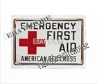 American Red Cross Emergency First Aid metal tin sign decor home kitchen