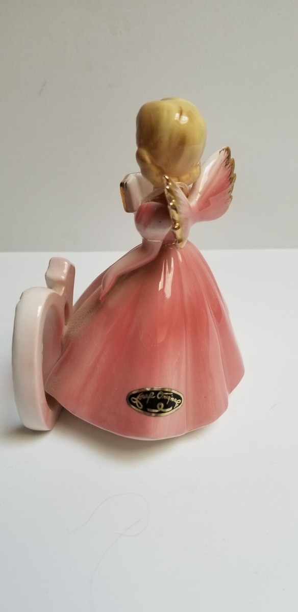 50s Josef Originals Ceramic Birthday Angel 10 Years Old Vintage