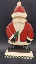 Standing Wooden Santa Clause Measures 14" Tall