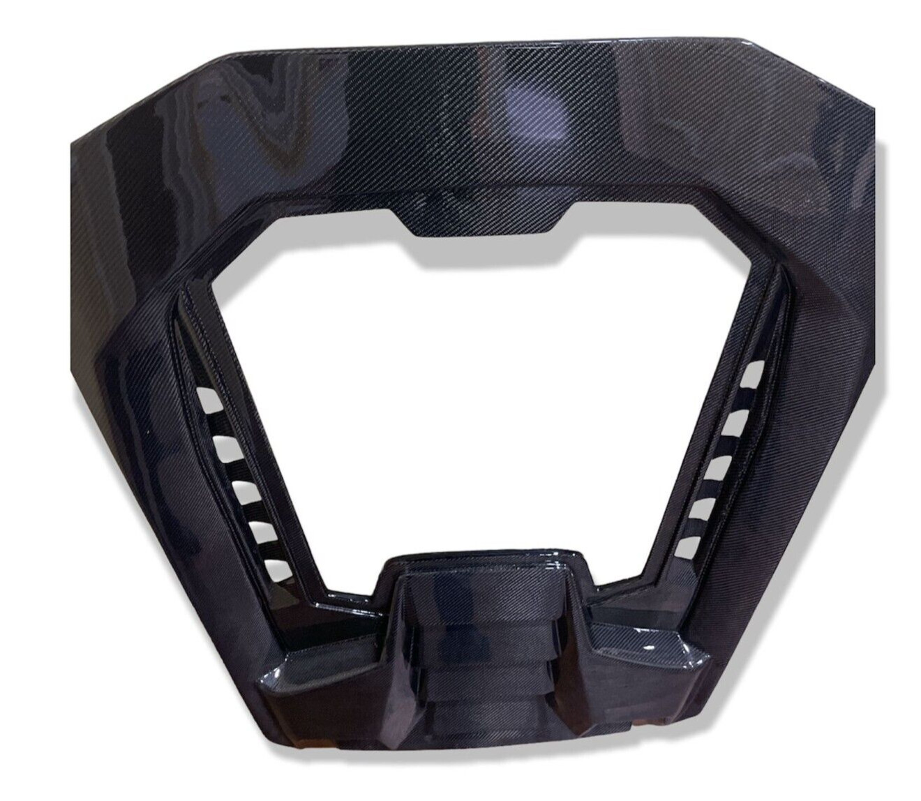 for Lamborghini Huracan LP610 Lp580 Clear Carbon Fiber Rear Engine Hood Bonnet
