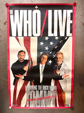 WHO Live feat. Rock Opera TOMMY VHS VINTAGE PROMO POSTER 1989 CMV PETE TOWNSHEND