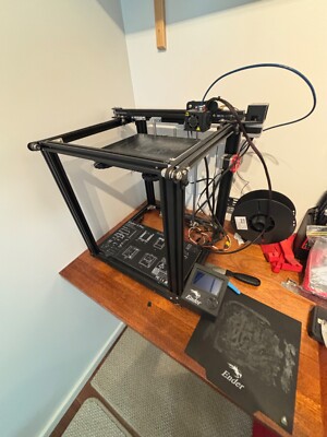Creality Ender 5 Pro 3d printer, silent board, print area 220mm x 220mm x 300mm