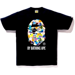 multicolor bape shirt