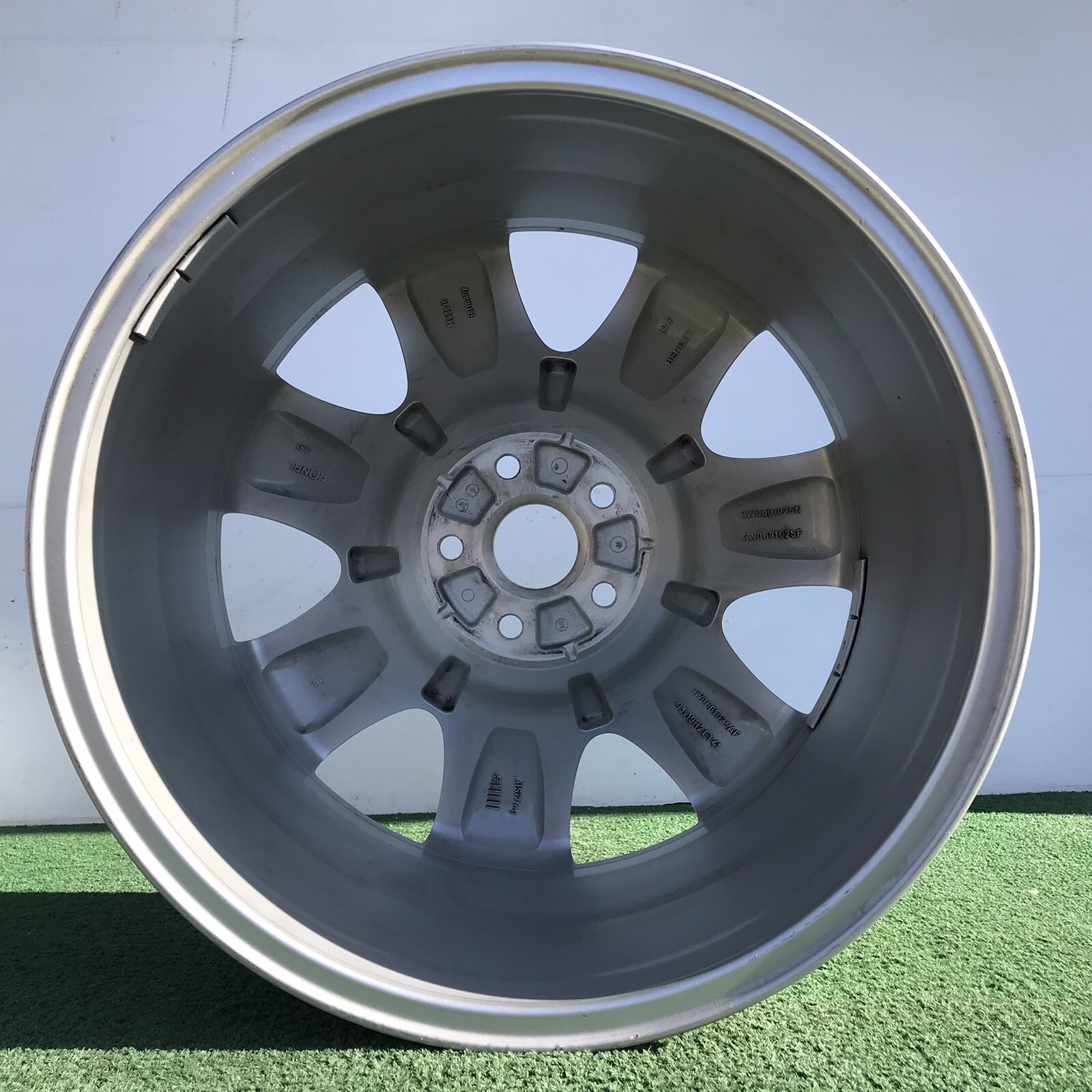 2006-08 BENTLEY CONTINENTAL 19" GENUINE FACTORY OEM SILVER WHEEL RIM 3W0601025P