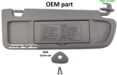 07 civic sun visor