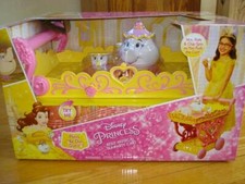 Disney Princess Belle MUSICAL TEA PARTY CART NIB 2016