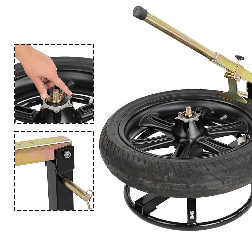 15" 21" Bead Breaker Tire Changing Stand Tire Changer for Motorcycle