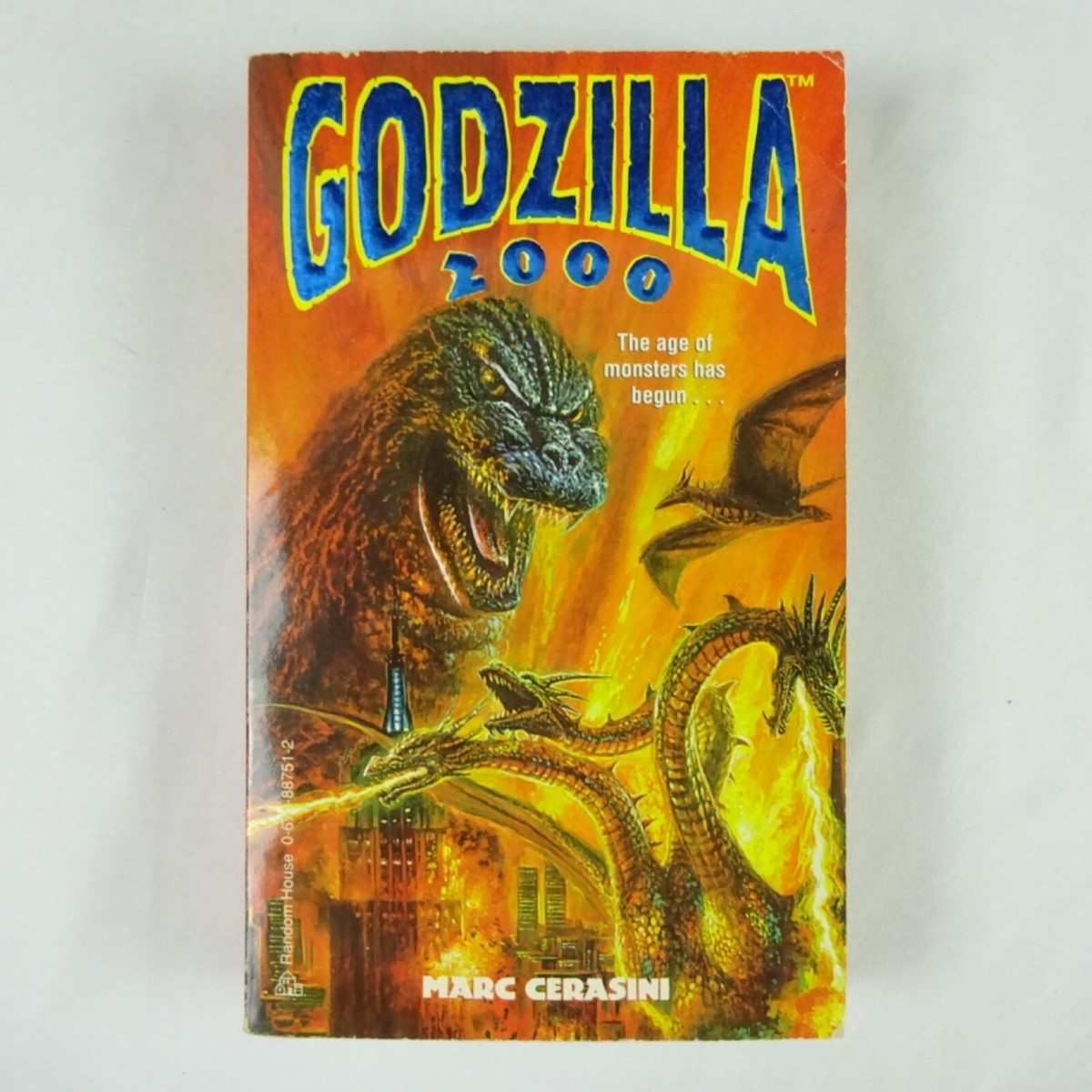ガキバラ帝国2000!の台本 Godzilla 2000 by Marc Cerasini 1997 Random House Paperback | eBay