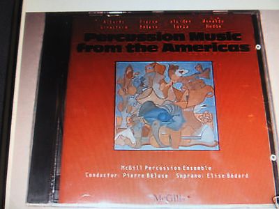Percussion Music from the Americas GINASTERA BELUSE McGill Percussion Ensemble