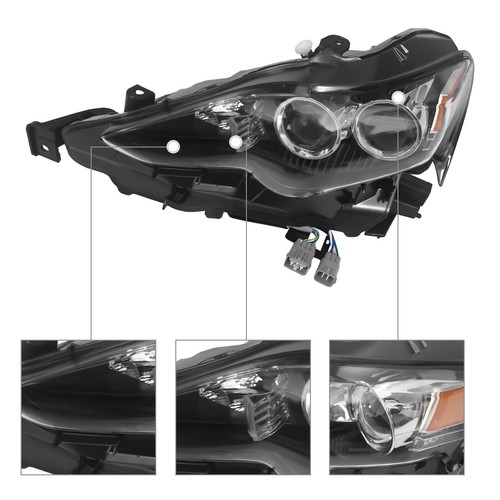 LH For Lexus IS250 IS350 2014 2015 2016 Left Driver Side Headlight LED Head Lamp - Picture 5 of 13