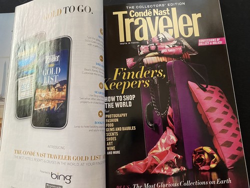 Conde Nast Traveler, May 2010, MIchelle Obama Foldout Cover, NEAR Mint, Travel - Picture 6 of 14