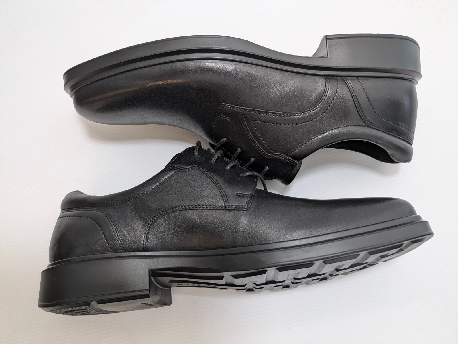 SAOLA ECCO Helsinki 2.0 cravatta derby uomo punta piatta Oxford scarpe nere taglia a scelta