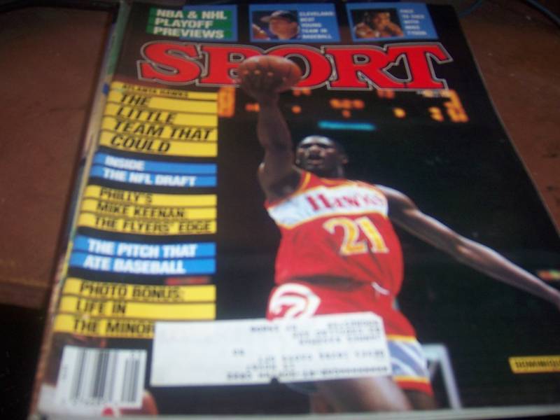 Dominique Wilkins Atlanta Hawks Sport Magazine - May 1987