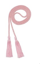 Graduation Honor Cord - LT Pink - Every School Color Available - Made in USA