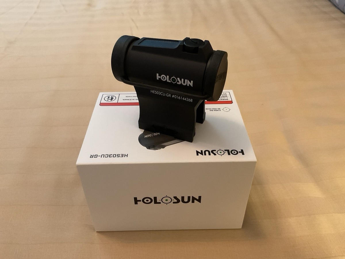 HOLOSUN HE503CU-GR Dot Sight - Green Reticle for sale online | eBay