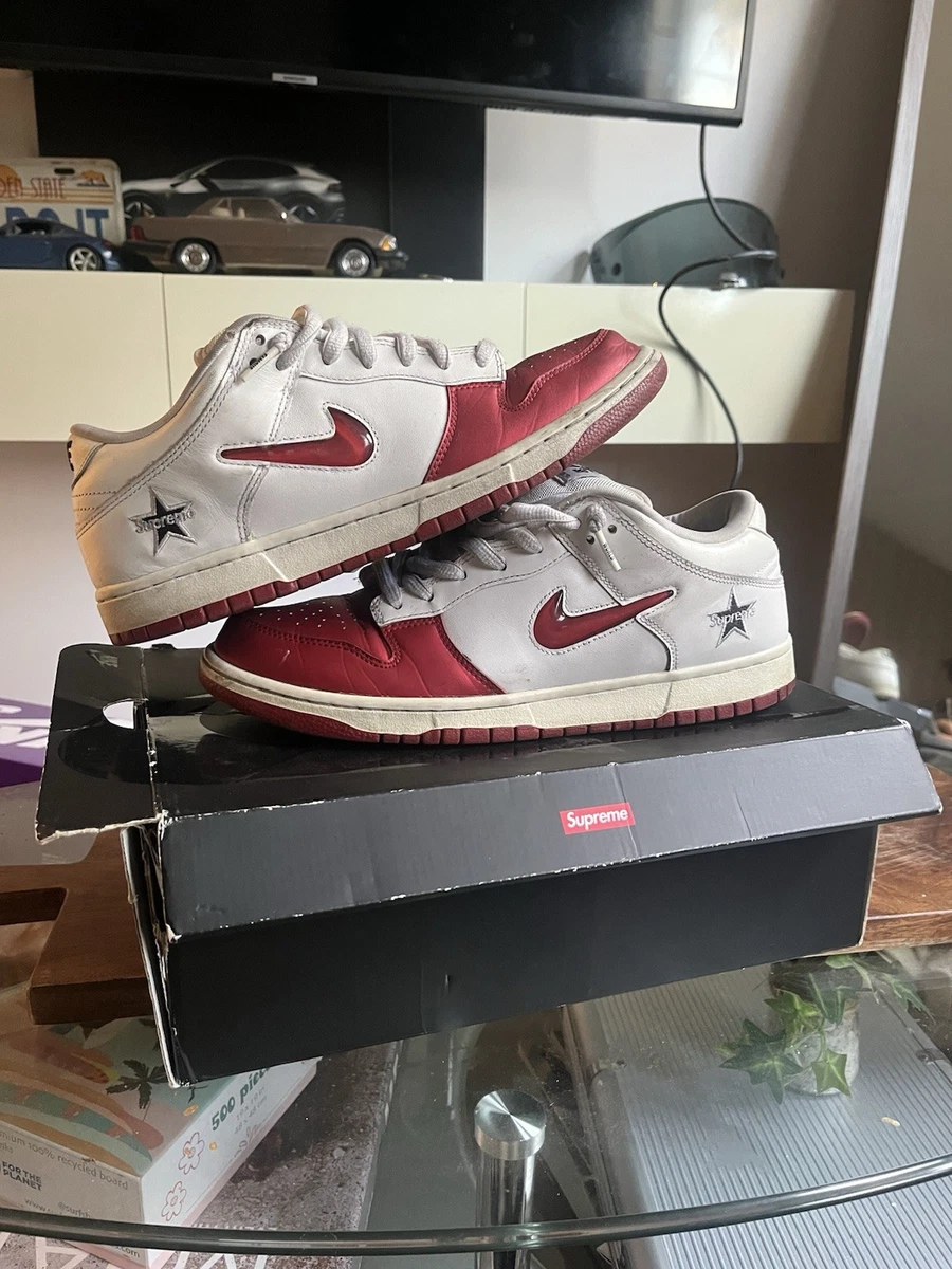 Nike Dunk Low White Varsity Red for Sale | Authenticity Guaranteed