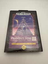 Phantasy Star III 3 Sega Genesis - Tested No Manual Tested Working!