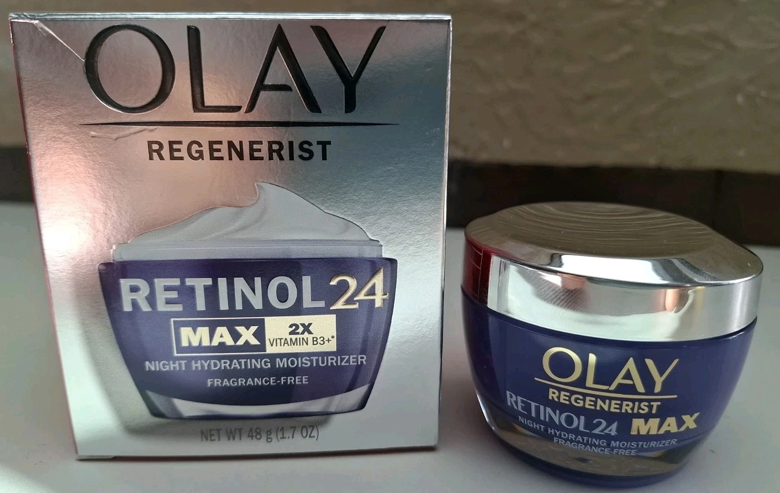 Olay Regenerist Retinol 24 MAX Night Cream Face Moisturizer - 1.7oz