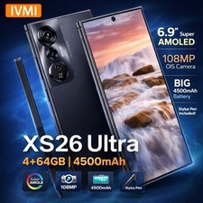 IVMI XS26 Ultra Smartphone 6.9" AMOLED 4GB RAM 108MP Camera Android 10