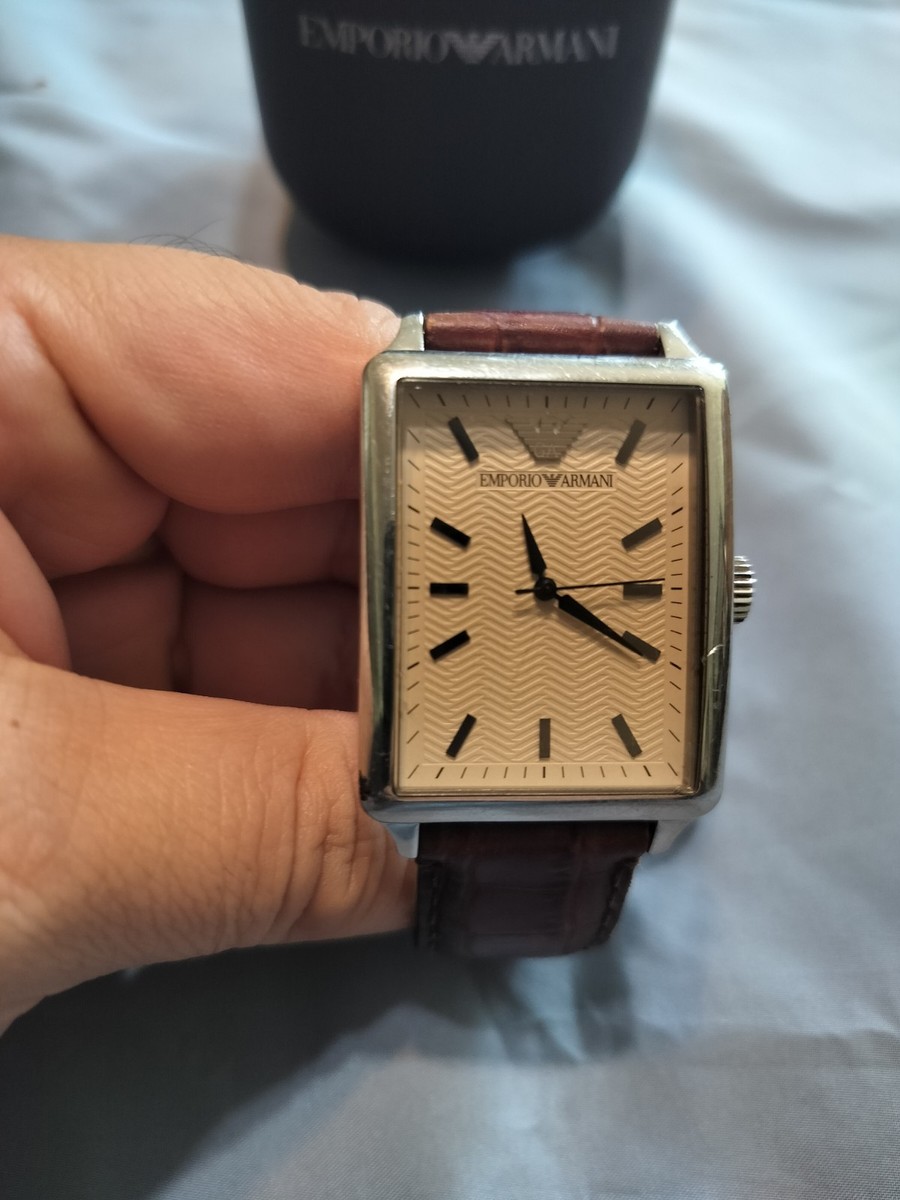 Empario Armani men's wrist watch AR0408/7 - Good Condition | eBay