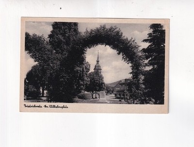 6868) Postcard FRIEDRICHRODA - At Wilhelmsplatz - great old version