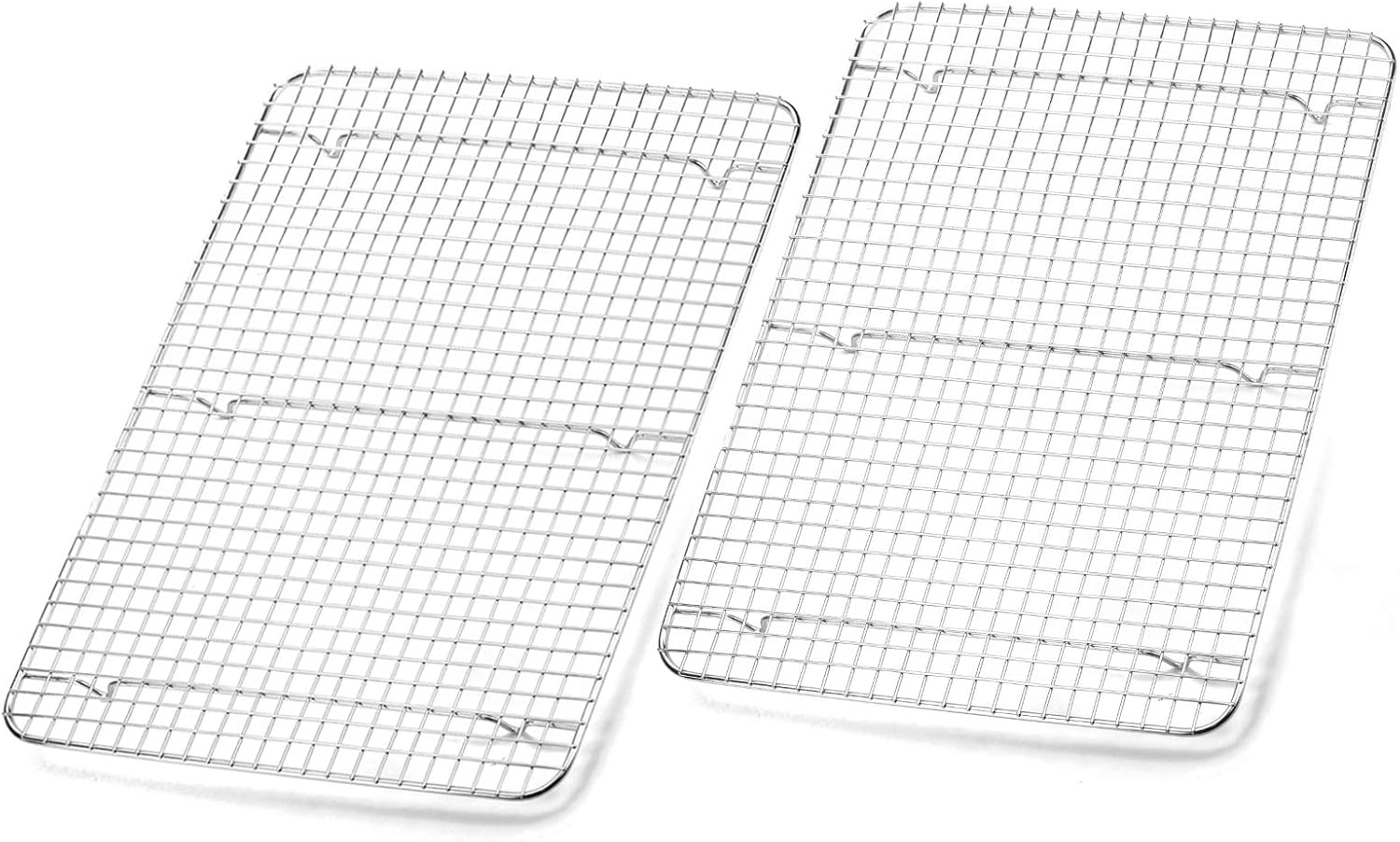 2-Pack Stainless Steel Cooling Rack, 11.5 X 16.5 Inch Large Baking Rack Fits Hal