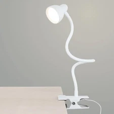 Clip on Lamp USB Reading Light, 3 Color Modes, 10 Brightness 4W, White 