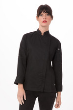 Chef Works Hartford Women s Chef Coat with Cool Vent Side Panels, Lightweight