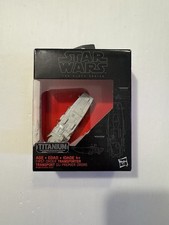 Star Wars Black Series Titanium First Order Transporter  14 2015 Hasbro Sealed