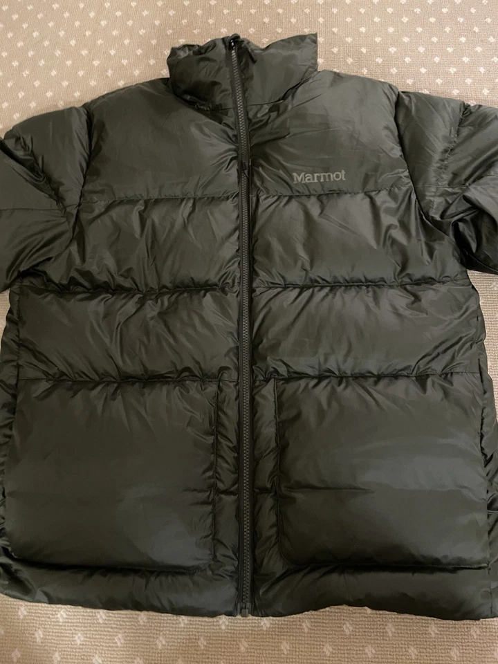 Chaqueta de plumón Marmot Guide para hombre mediana verde colofonia Foto 2 de 4