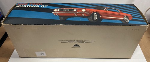 Vintage AMF Wen Mac 1966 Ford Mustang Red 16" Model w/ Metal Frame, In Box - Picture 9 of 11