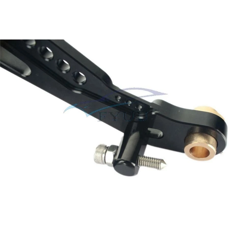 Par Ajustável Para Pedais Go Kart Acelerador de Freio Foot Pegs Footpegs - Imagem 3 de 4