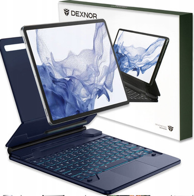 Dexnor Tastaturhülle für Samsung Galaxy Tab S9+/S9 FE+/S8+/S7+/S7FE  DK001