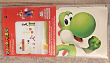 Super Mario Wall Decals 45 Pc RoomMates Peel Stick Nintendo New Sealed
