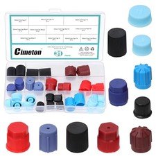 PCS A/C Valve Core Cap A/C System Valve Core Dust Caps Air Seal Air 77