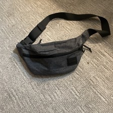 Fanny Pack Sling Bag Charcoal Gray Adjustable Strap