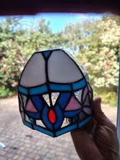 Image of Tiffany Wall Lights 160mm Diameter Tiffany Style Stained Glass Wall Lamp UK