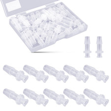 30pcs Luer Lock Adapter, Clear Female 1/4 m,