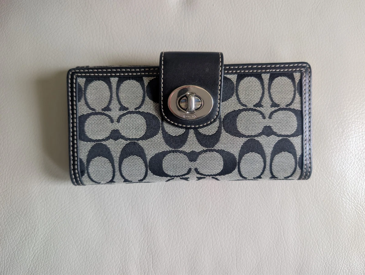 Coach Turnlock Wallet for sale - eBay