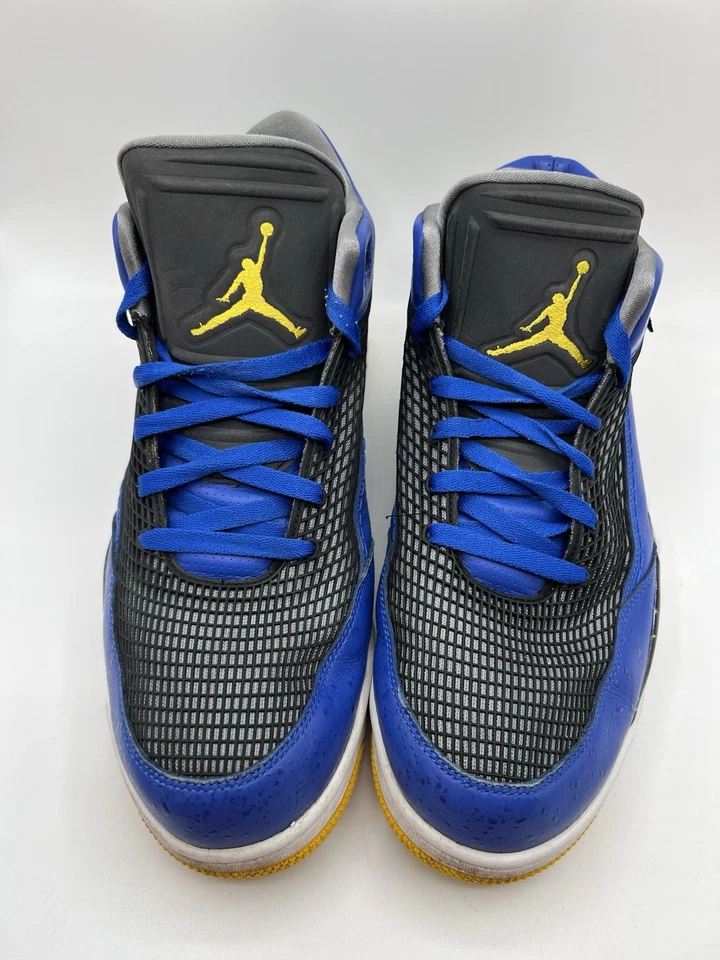 Nike Air Jordan Flight Club 80’s Game Royal Cinza Preto Azul Masculino 12.5 - Imagem 3 de 4