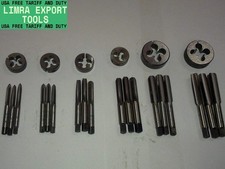 BSW LEFT HAND THREAD TAP AND DIE SET 3/16,1/4,5/16,3/8,7/16,1/2 ENGLISH THREAD