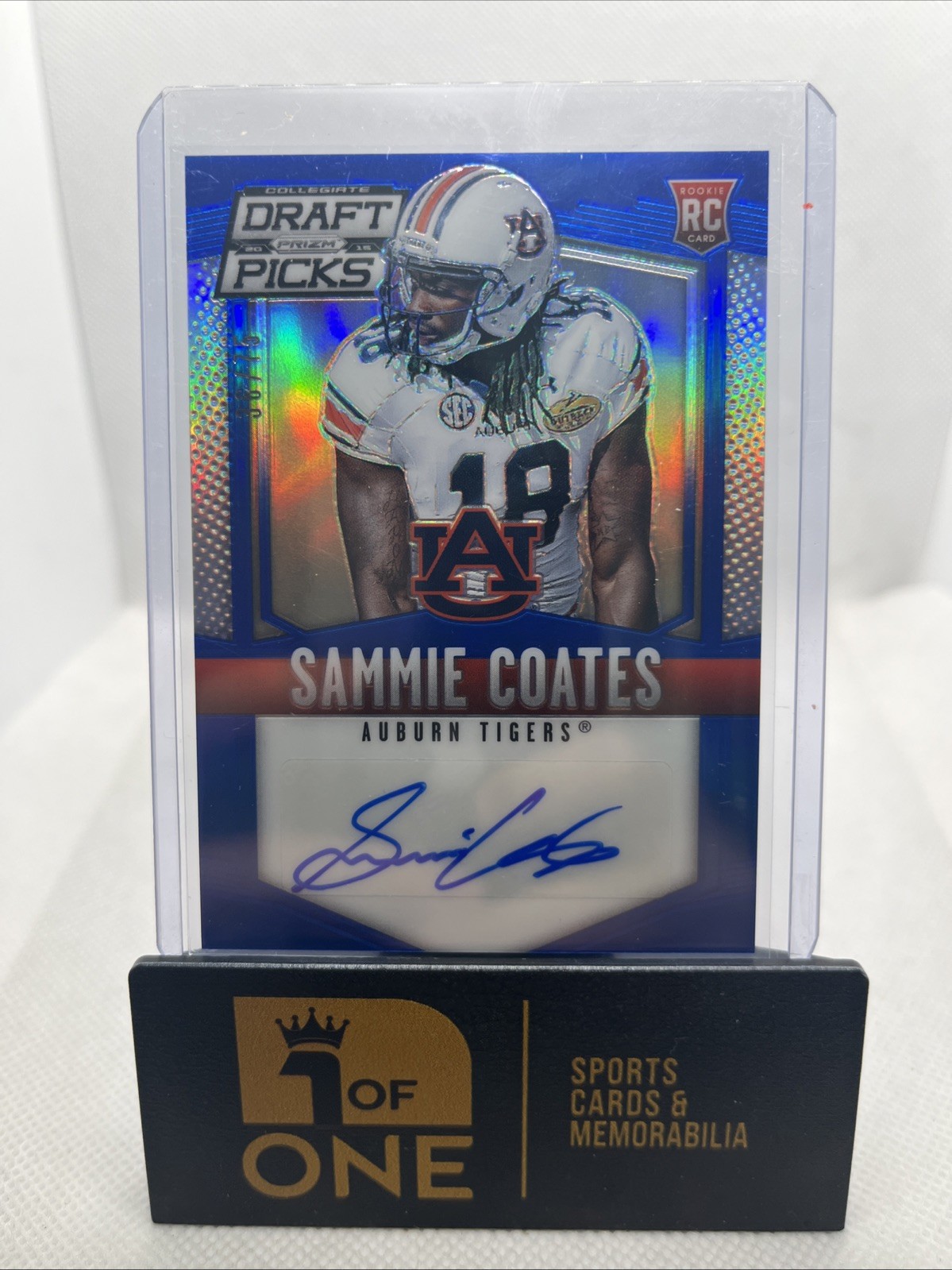Sammie Coates Panini Prizm Collegiate Draft Picks #138 Autograph-Blue