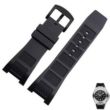For IWC Ingenieur IW323601 IW323608 Bracelet Watch Band Strap Rubber 30 16mm