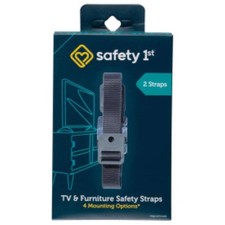 Safety 1st Black Nylon Furniture Strap Easy Install Carded